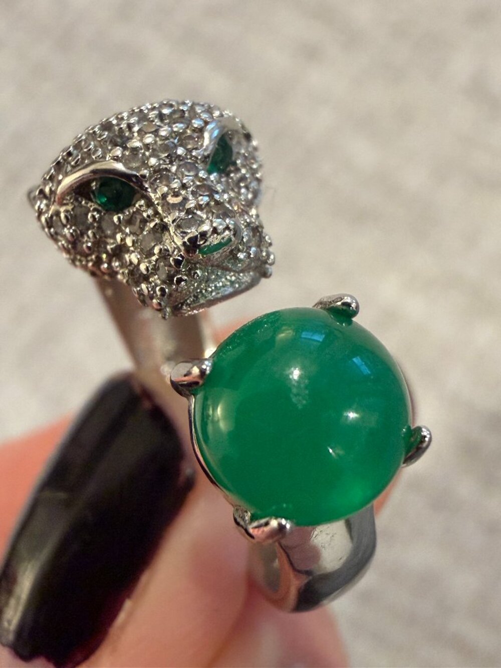 Jaguar Cocktail Ring - Size 6.5